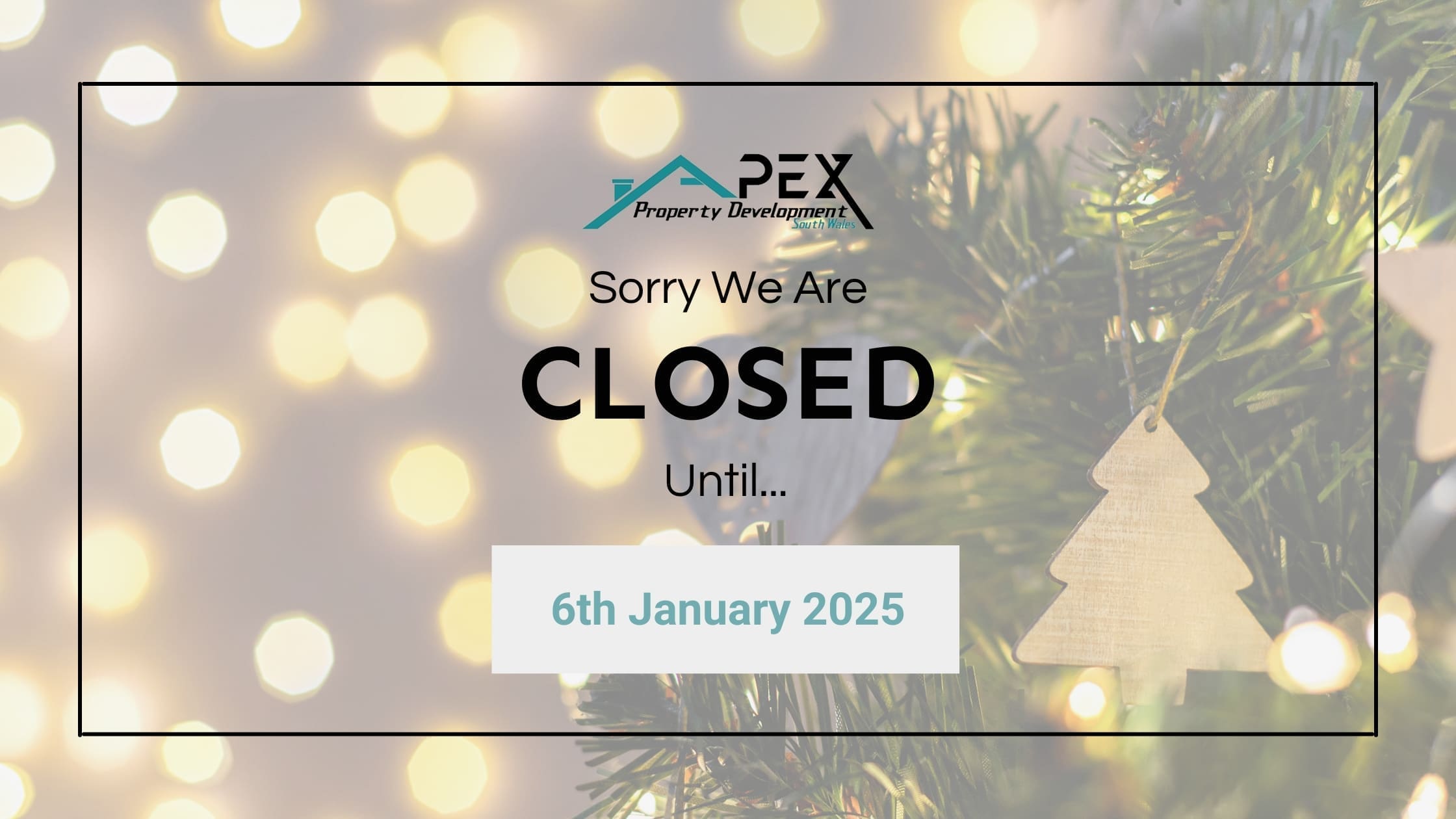 Closed For Christmas (Blog Banner) closed for Christmas 2024