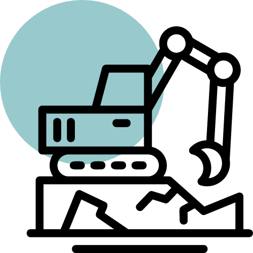groundworks and landscaping icon