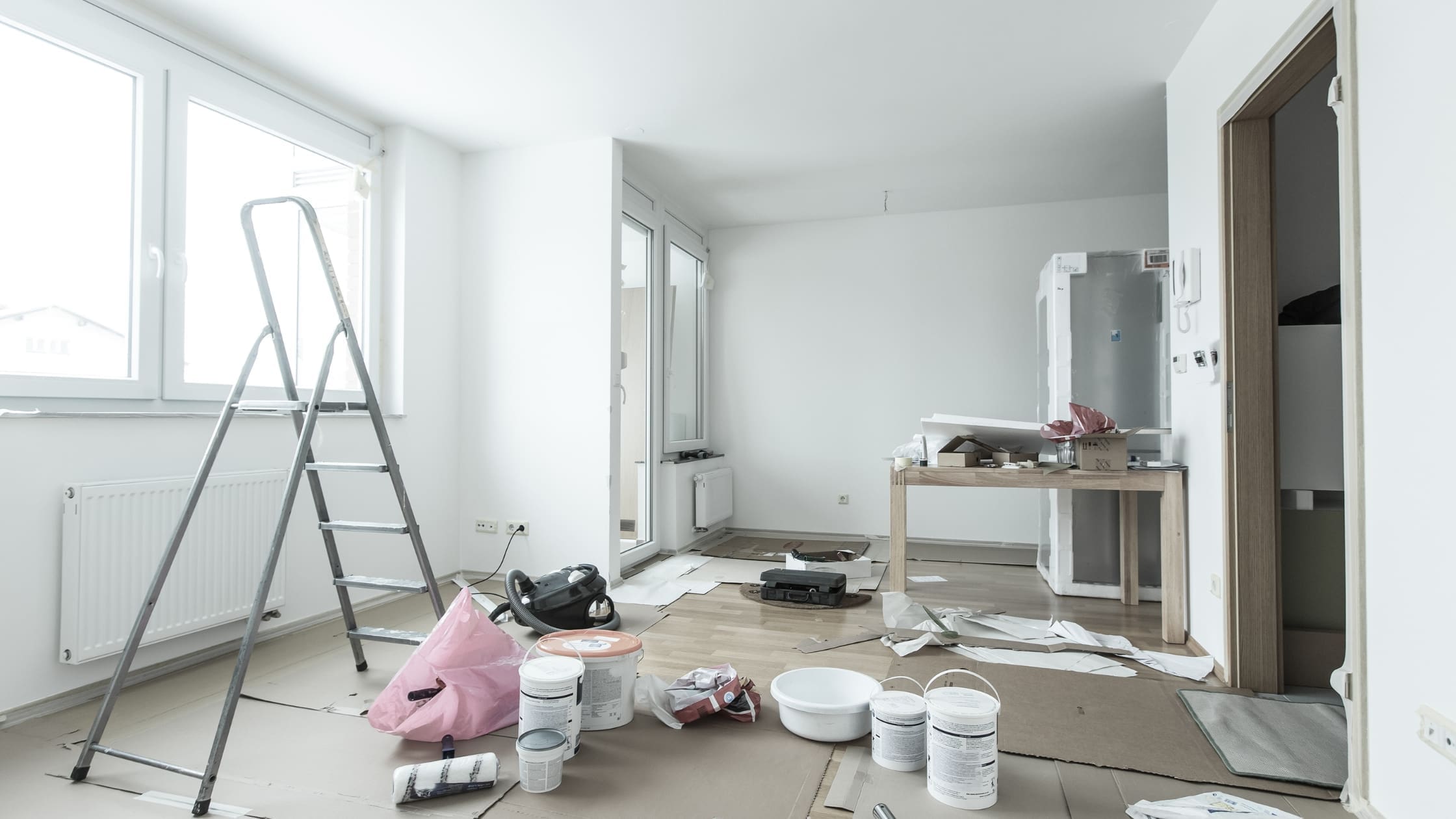 Maximise Home Value Through Renovations (blog post) a house being renovated
