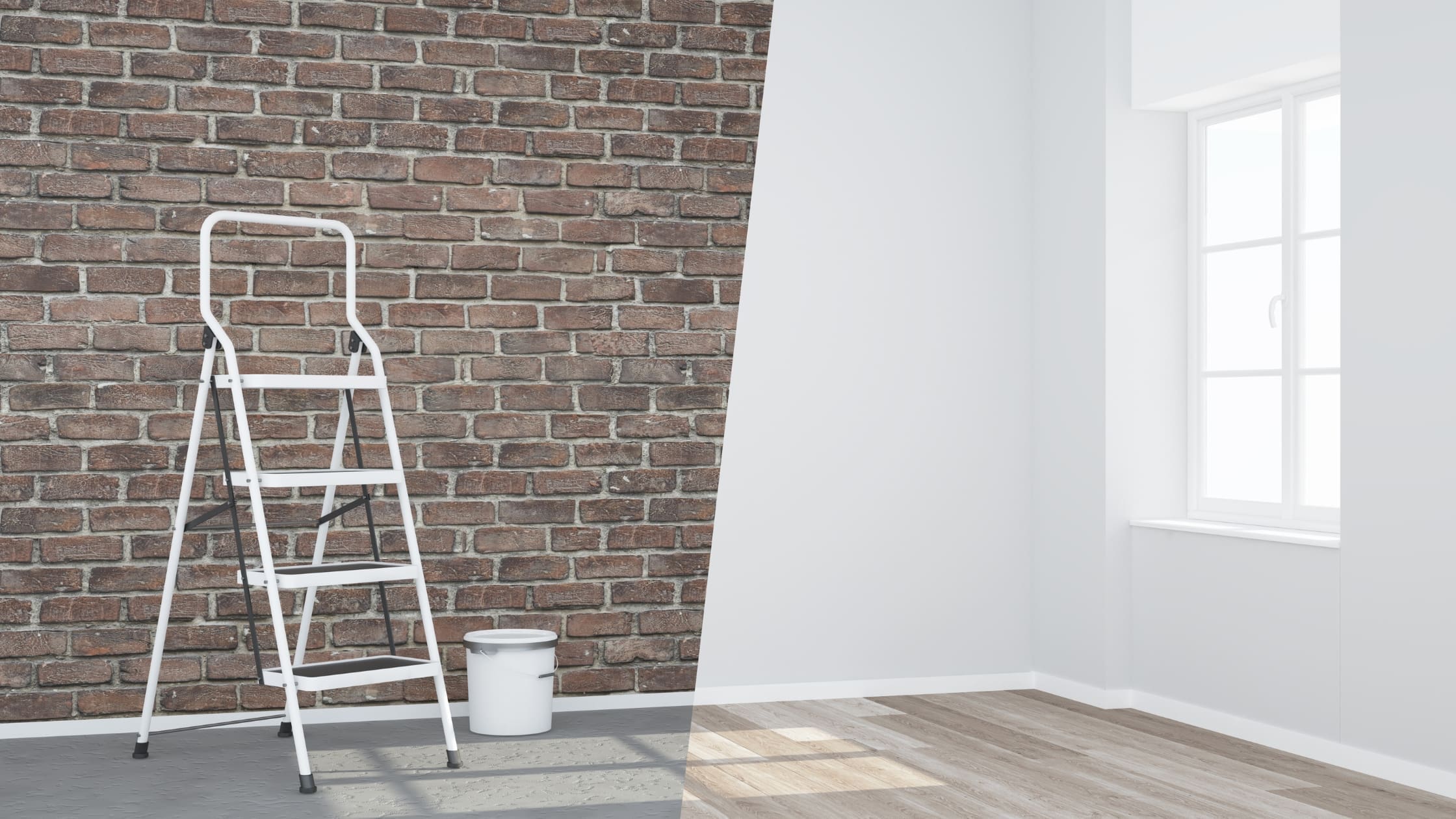 Half renovated room