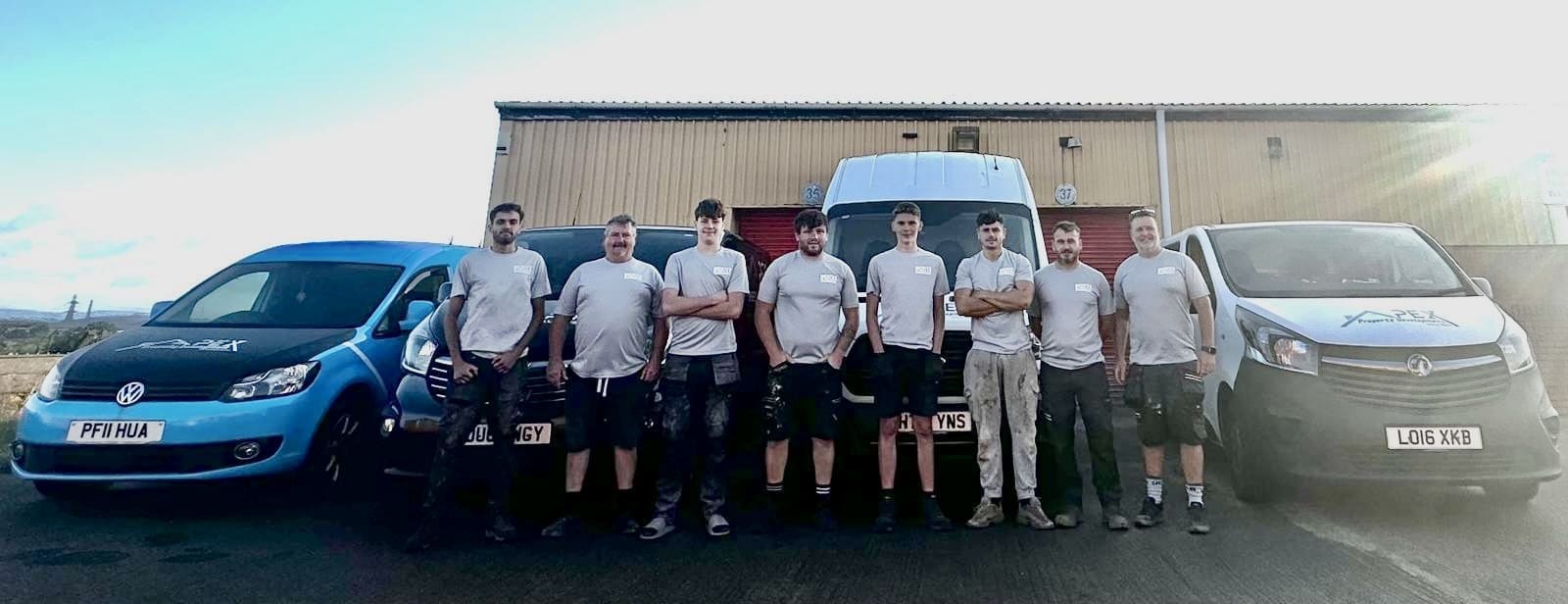 Apex Property Developments South Wales team photo